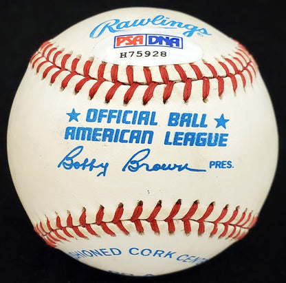 Ken Forsch Autographed Houston Astros Signed AL Baseball (PSA/DNA COA)