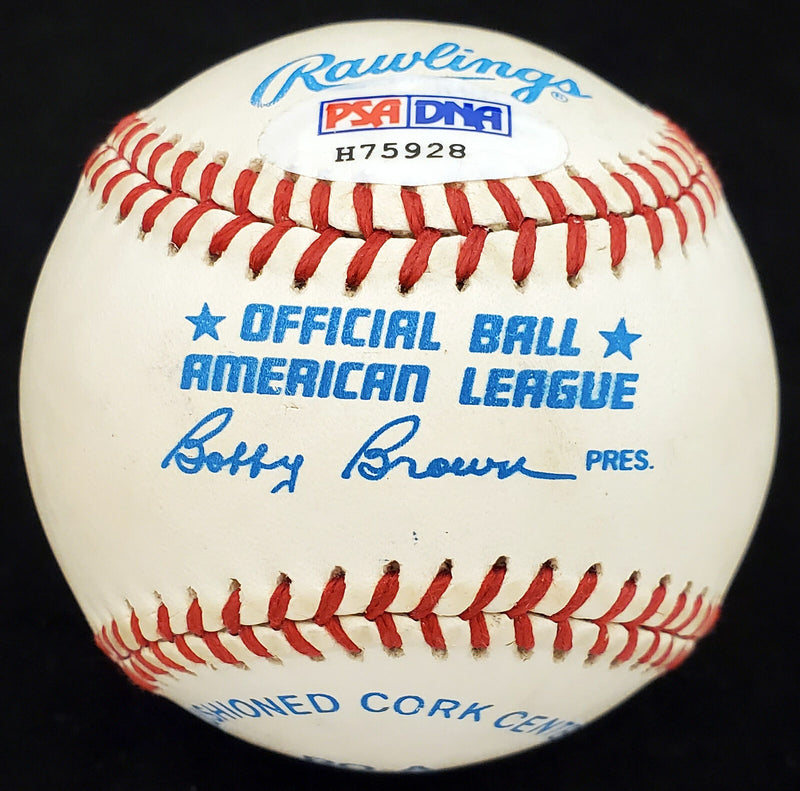 Ken Forsch Autographed Houston Astros Signed AL Baseball (PSA/DNA COA)