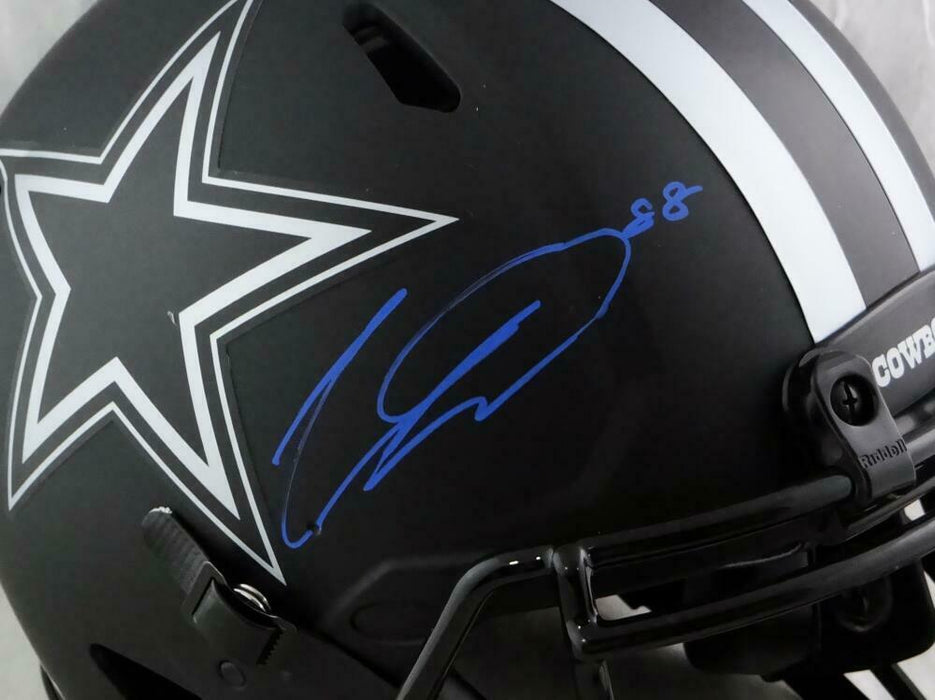 CeeDee Lamb Signed Dallas Cowboys F/S Eclipse Speed Authentic Helmet - FAN COA