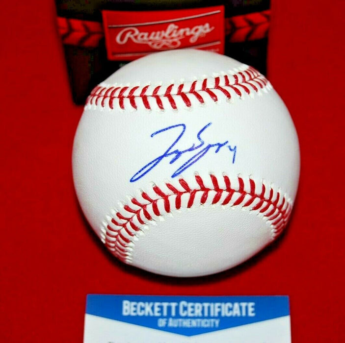 GEORGE SPRINGER Houston Astros autographed signed MLB Baseball (BAS COA)