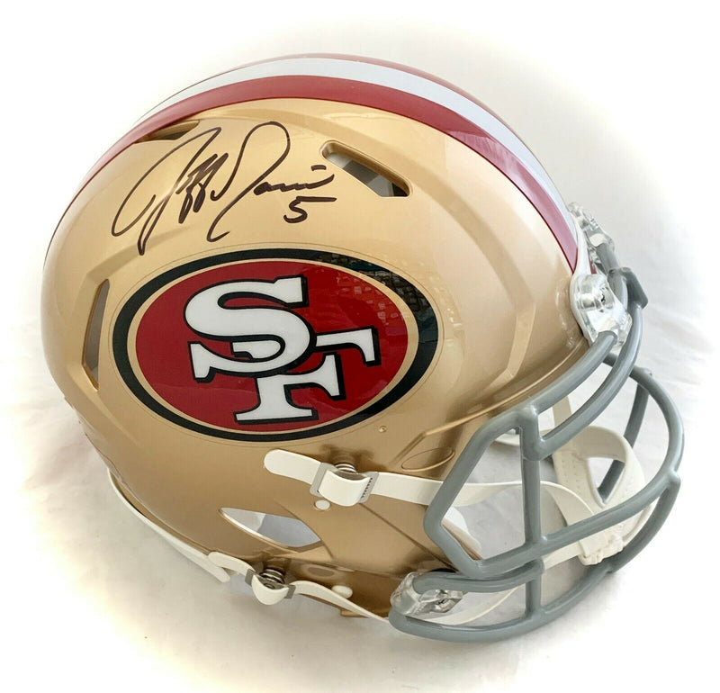 Jeff Garcia San Francisco 49ers Signed 49ers Full-sized Speed Authentic Helmet #WG92563 (BAS COA)