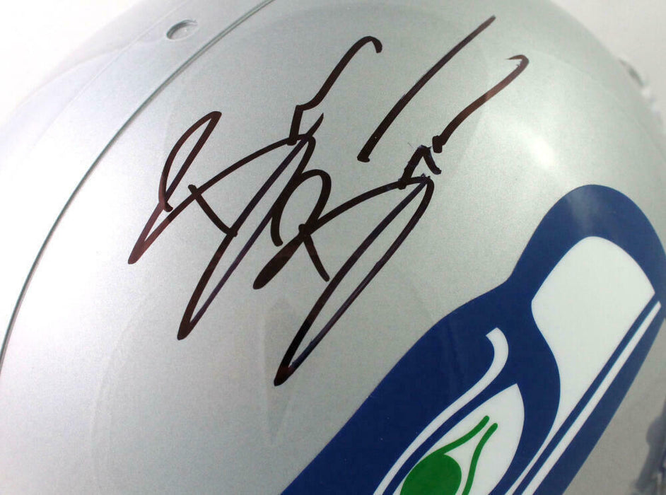 Brian Bosworth Seattle Seahawks Signed Seattle Seahawks Full-sized 83-01 TB Helmet *Black (BAS COA)