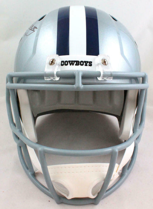 Tony Dorsett Autographed Dallas Cowboys F/S Speed Helmet w/ HOF- (BAS COA)