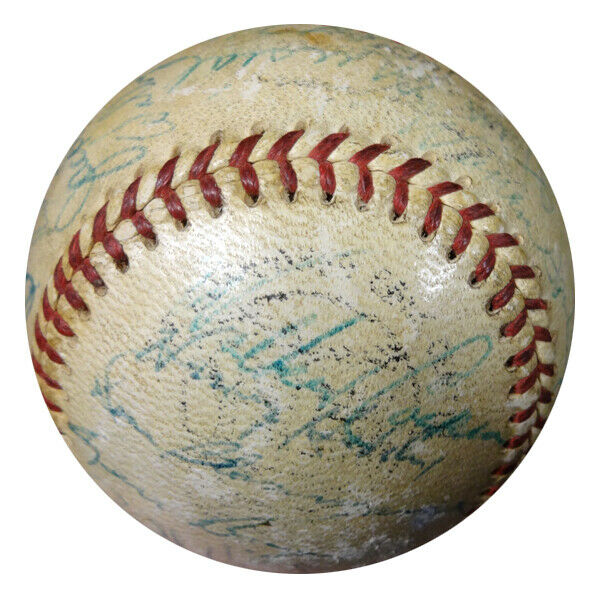 1956 Cardinals St. Louis Cardinals Signed Baseball with 33 Signatures AA08273 (PSA COA), , 