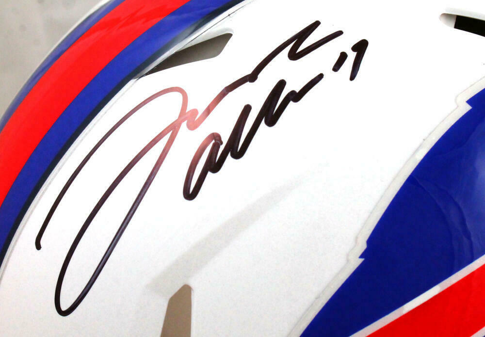 Josh Allen Buffalo Bills Signed F/S 2021 Speed Authentic Helmet (BAS COA)