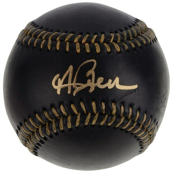 ANDREW BENINTENDI Boston Red Sox Signed Black Leather Baseball (FAN COA)
