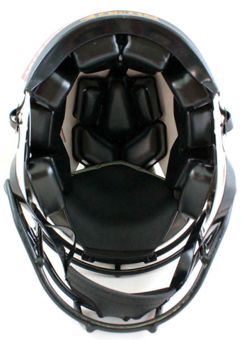 Deion Sanders San Francisco 49ers Signed San Francisco 49ers Lunar Authentic Full-sized Helmet *Blue (BAS COA)