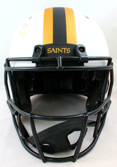 Michael Thomas New Orleans Saints Signed Saints Authentic Lunar Full-sized Helmet *Gold (BAS COA)