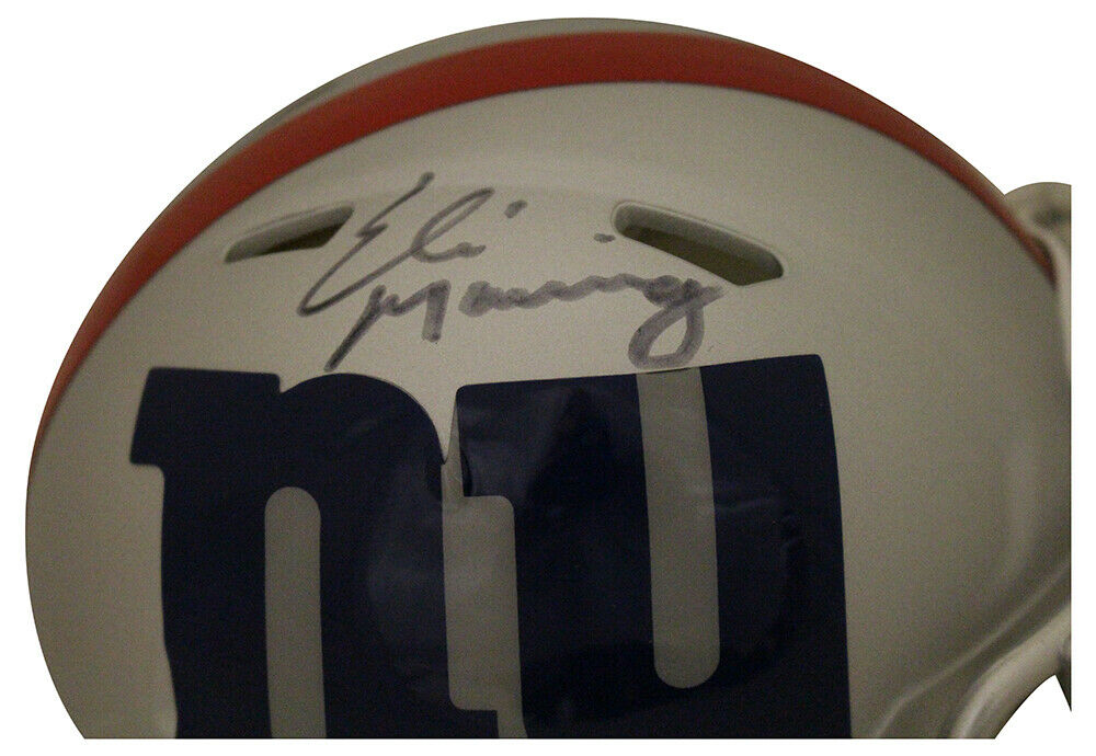 Eli Manning New York Giants Signed New York Giants AMP Mini Helmet 28948 (FAN COA)