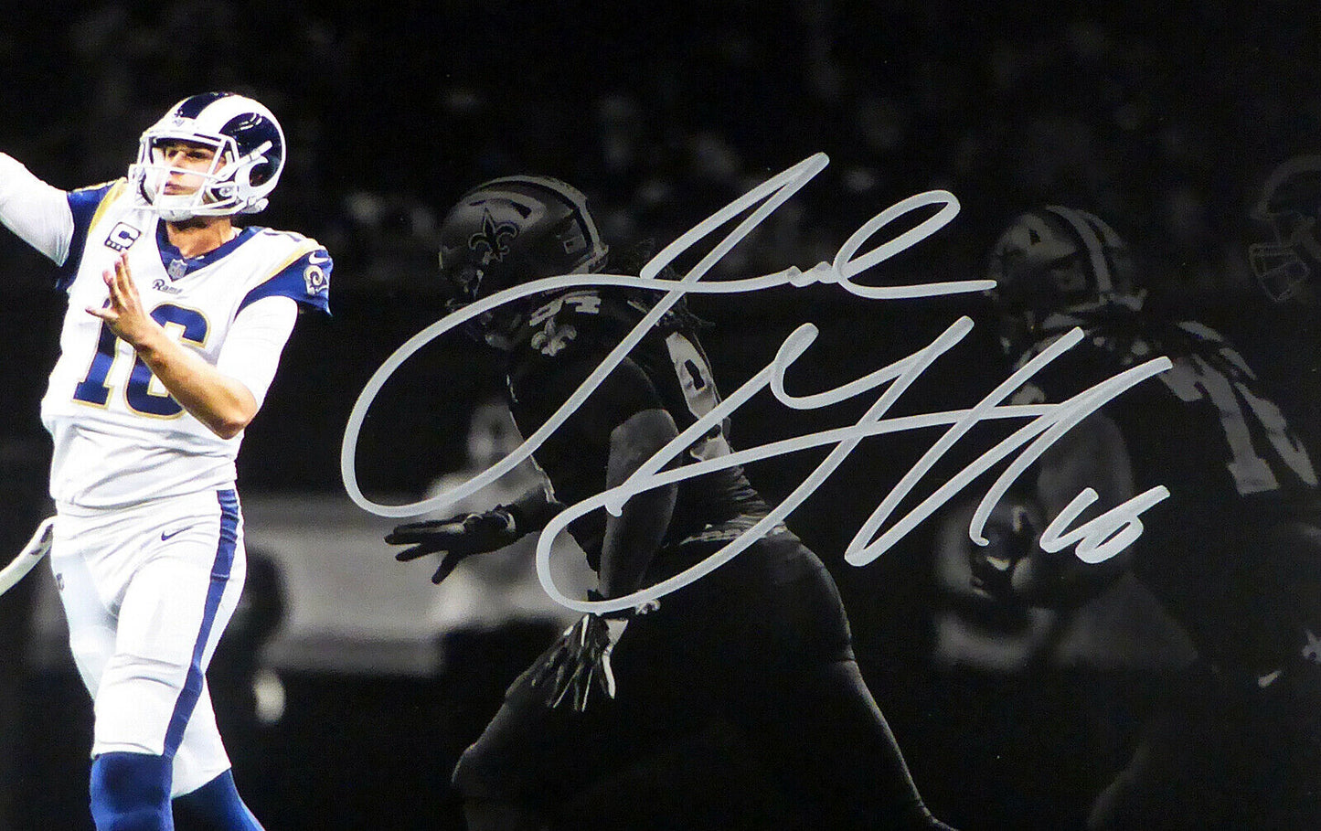 Jared Goff Los Angeles Rams Signed 11x14 Photo Rams Holo #A601067 FAN COA (St. Louis)