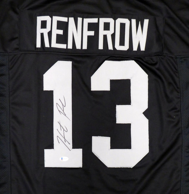 Hunter Renfrow Las Vegas Raiders Signed Black Jersey (BAS COA)