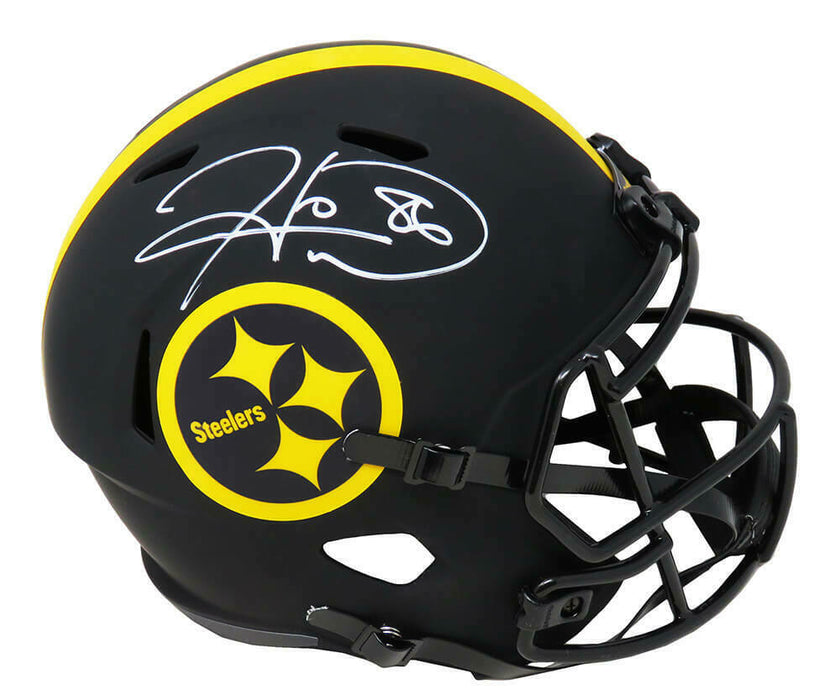 Hines Ward Pittsburgh Steelers Signed Steelers Eclipse Riddell Full-sized Speed Replica Helmet (BAS COA)