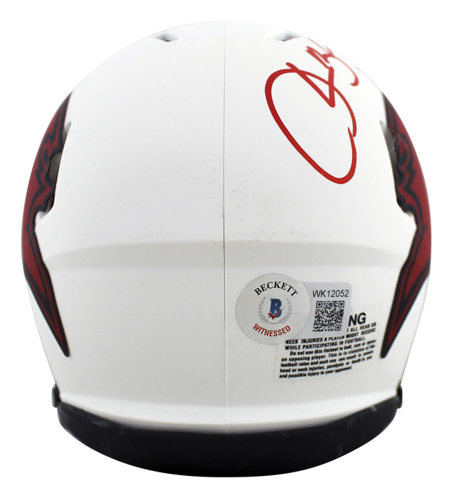 Derrick Brooks Tampa Bay Buccaneers Signed Lunar Speed Mini Helmet (BAS COA)