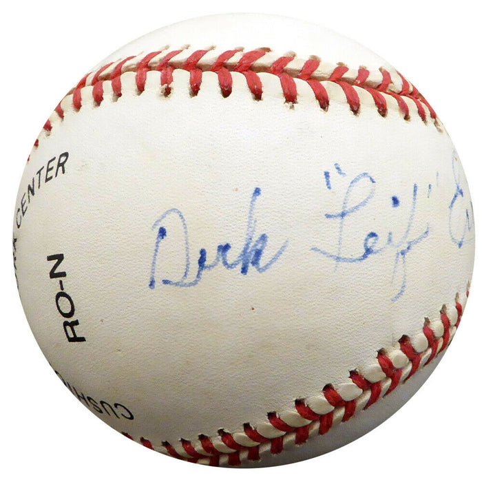 Dick "Leif" Errickson Autographed NL Baseball Cubs, Boston Braves (BAS COA)