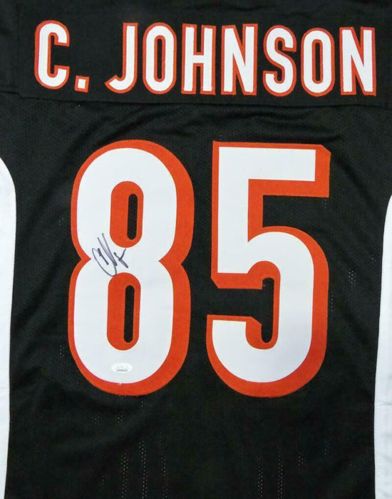 Chad Johnson Cincinnati Bengals Signed Black Pro Style Jersey (JSA COA)