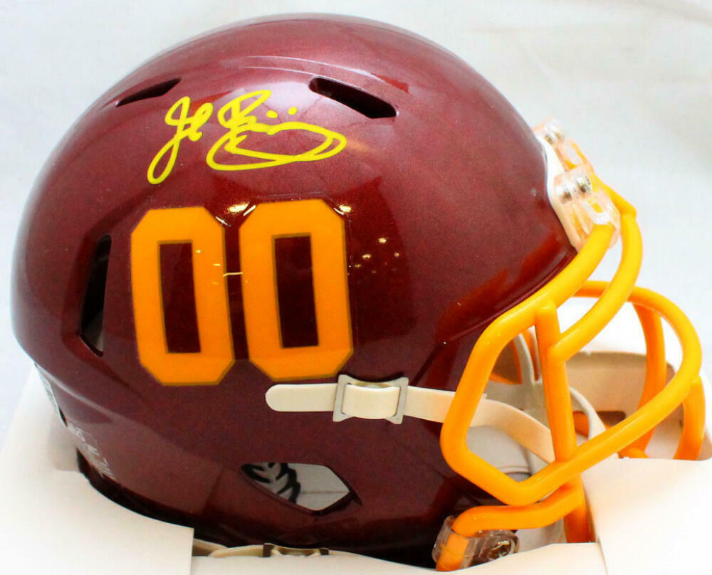 Clinton Portis Signed Washington Football Team Riddell Speed Mini