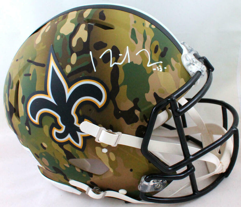 Michael Thomas New Orleans Saints Signed Saints Authentic Camouflage Full-sized Helmet (BAS COA)