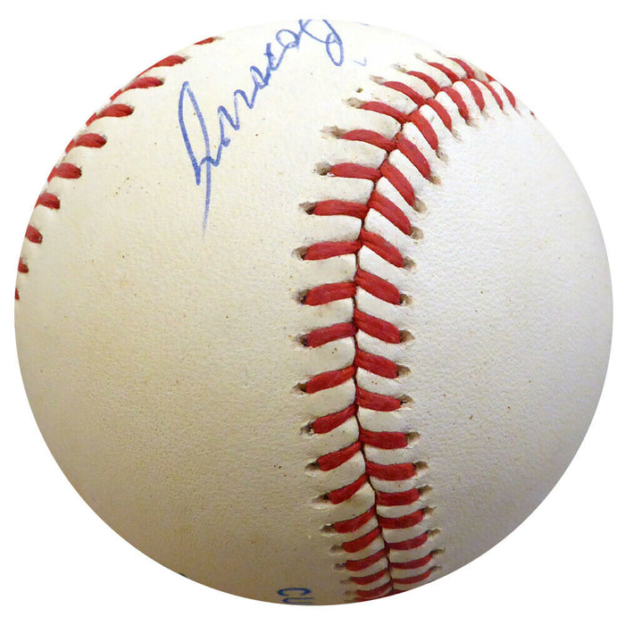 Hank Borowy New York Yankees Signed Yankees AL Baseball F22468 (BAS COA)