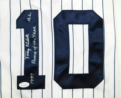 Tony Kubek AL ROY New York Yankees Signed P/S New York Yankees Jersey (JSA COA)