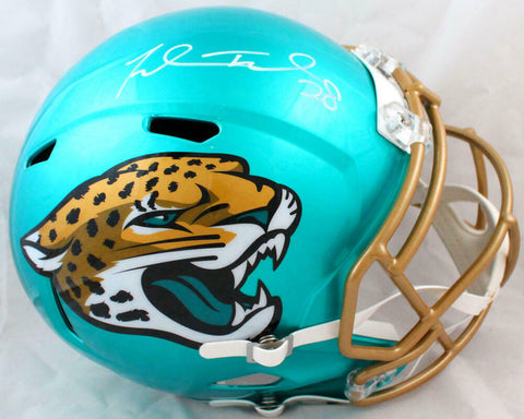 Travis Etienne Autographed Jacksonville Jaguars Flash Authentic Full-Size  Football Helmet - BAS