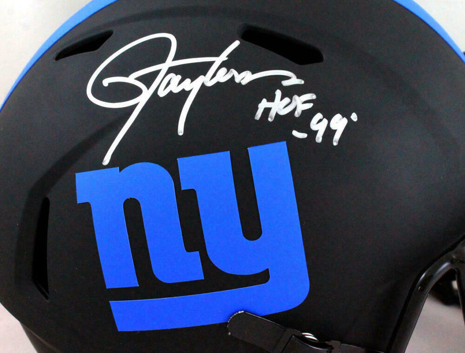Lawrence Taylor New York Giants Signed NY Giants Full-sized Eclipse Helmet with HOF *Silver (BAS COA)