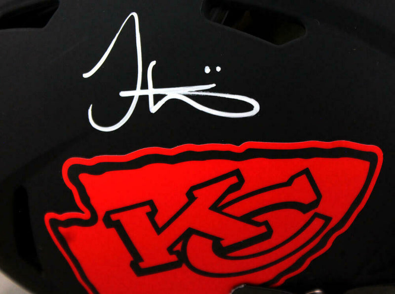 Tyreek Hill Kansas City Chiefs Signed KC Chiefs Full-sized Eclipse Authentic Helmet *White (JSA COA)