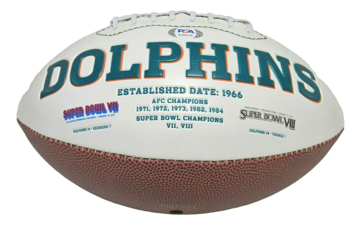 Nick Buoniconti Miami Dolphins Signed Autographed Football AJ56179 (PSA/DNA COA)