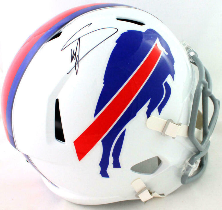 Stefon Diggs Buffalo Bills Signed Full Size Speed Helmet (BAS COA)