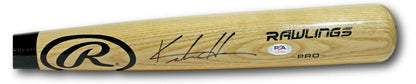 Keston Hiura Milwaukee Brewers Signed Baseball Bat AG54426 (PSA/DNA COA)