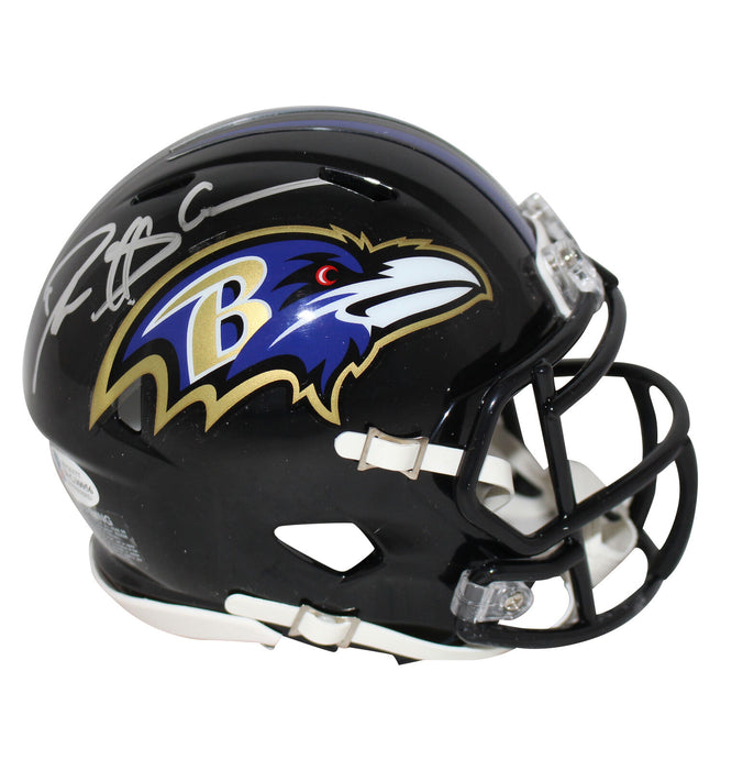 Deion Sanders Baltimore Ravens Signed Speed Mini Helmet (BAS COA)