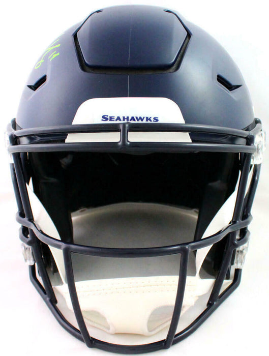 DK Metcalf Seattle Seahawks Signed Seattle Seahawks Full-sized SpeedFl —  Ultimate Autographs