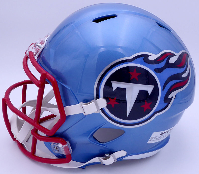 Ryan Tannehill Tennessee Titans Signed Flash F/S Replica Speed Helmet (Smudge) WN46138 (BAS COA)
