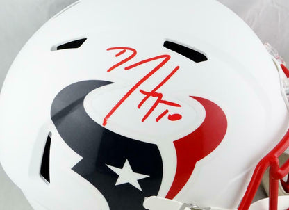 DeAndre Hopkins Houston Texans Signed Flat White Speed F/S Helmet (JSA COA)
