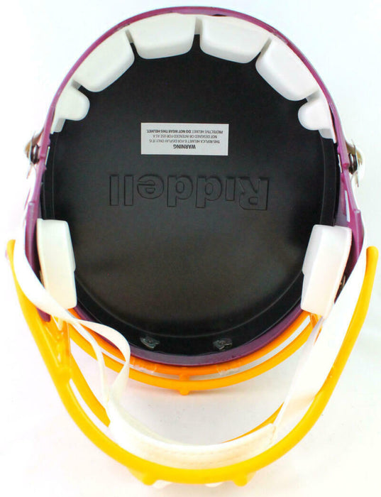John Riggins Washington Redskins Signed Washington Full-sized Amp Speed Helmet *Silver (BAS COA)