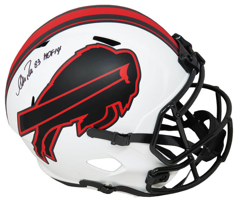Andre Reed Buffalo Bills Signed Lunar Eclipse Riddell F/S Speed Rep Helmet w/HOF'14 (SS COA)