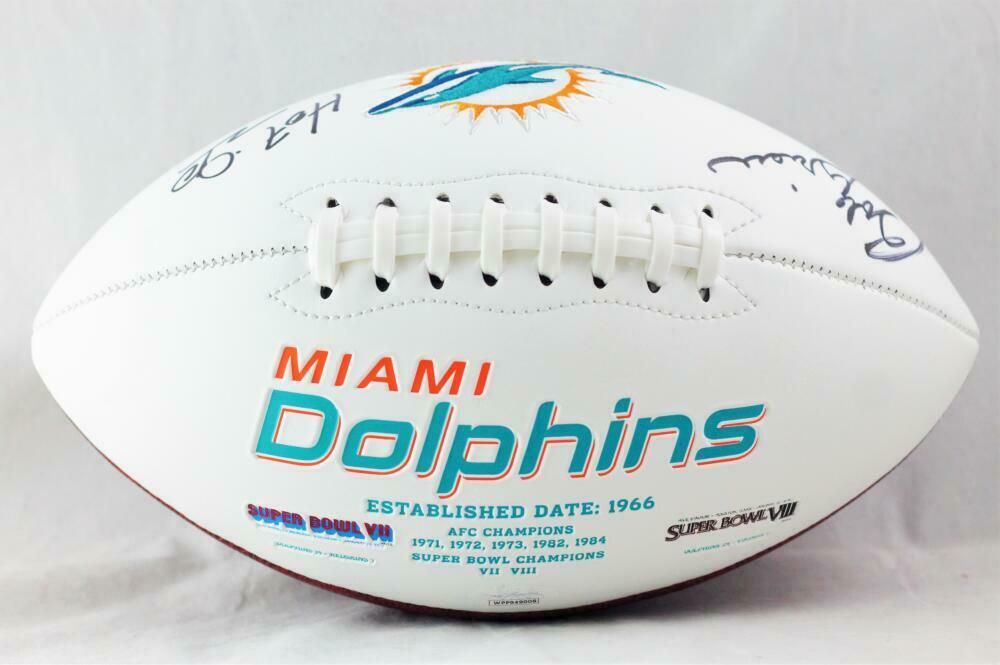 Bob Griese Miami Dolphins Signed Logo Football w/HOF (JSA COA) — Ultimate  Autographs