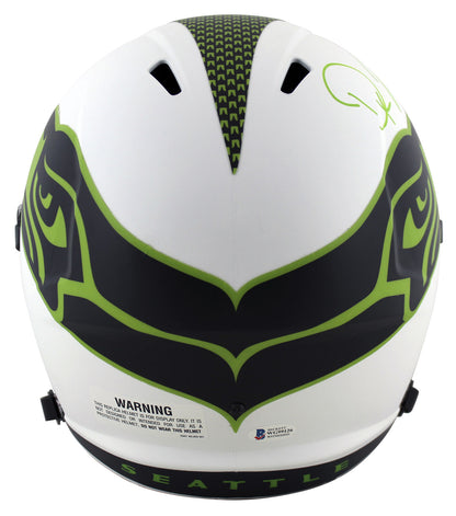 DK Metcalf Seattle Seahawks Signed Lunar Full-sized Speed Replica Helmet (BAS COA)