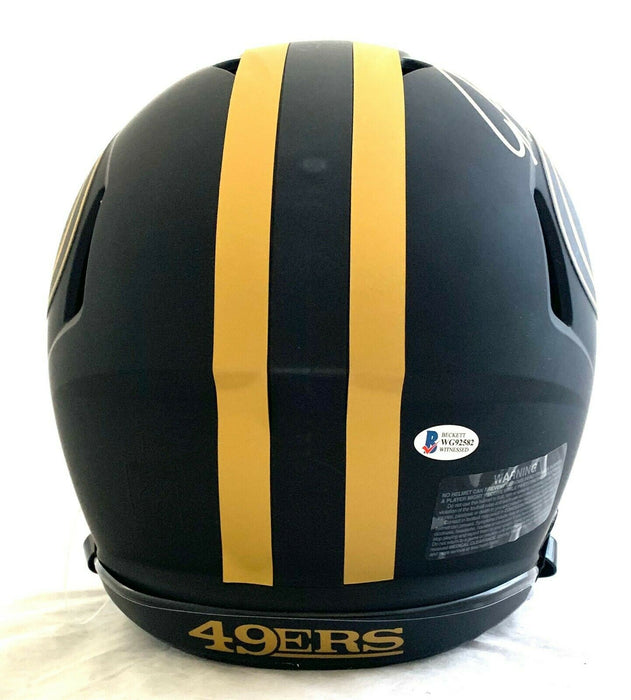 Jeff Garcia San Francisco 49ers Signed 49ers Full-sized Eclipse Speed Authentic Helmet #WG92582 (BAS COA)