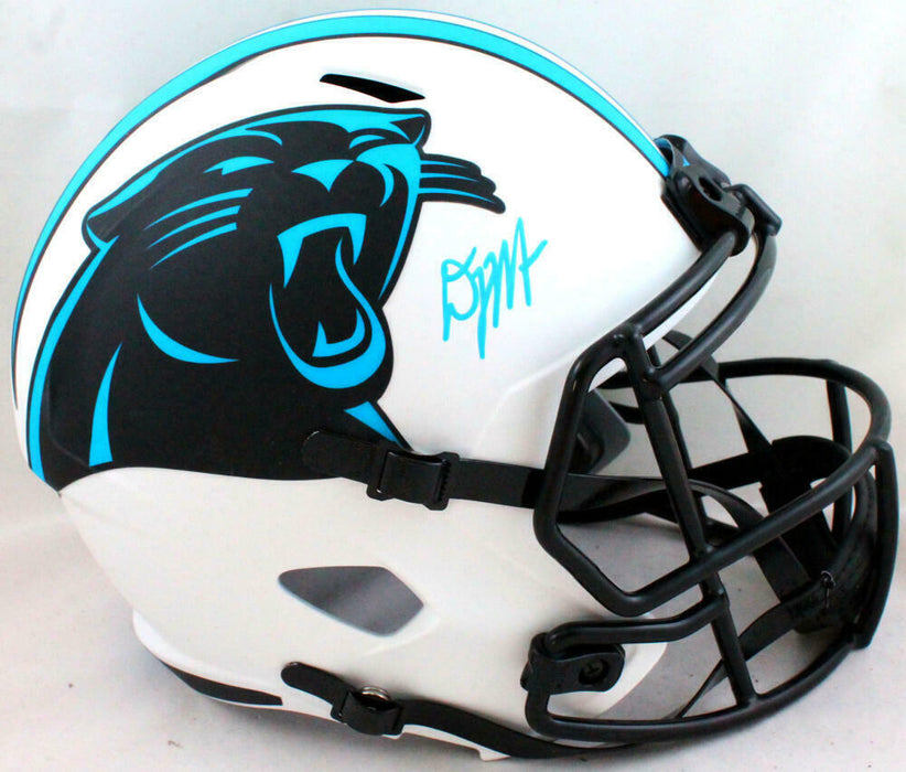 DJ Moore Carolina Panthers Signed Lunar Speed Helmet (BAS COA)