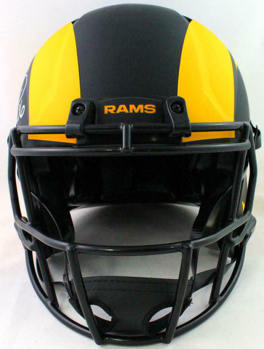 Jerome Bettis Los Angeles Rams Signed Eclipse Speed F/S Authentic Helmet BAS COA (St. Louis)