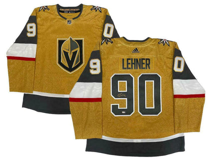 Robin Lehner Las Vegas Golden Knights Signed Authentic Adidas Gold Alternate Jersey (FAN COA)