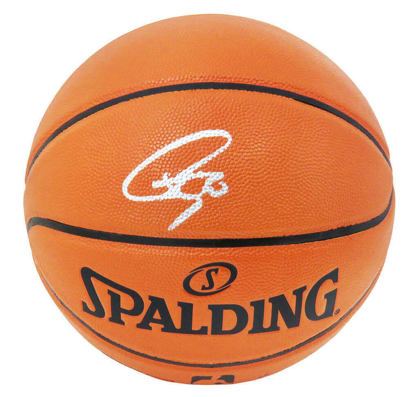 Stephen Curry Golden State Warriors Signed Spalding NBA Game Series Replica Basketball (FAN COA)