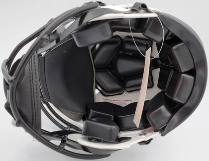 Travis Etienne Jacksonville Jaguars Signed F/S Lunar Eclipse White Authentic Helmet QR 194879 (BAS COA)