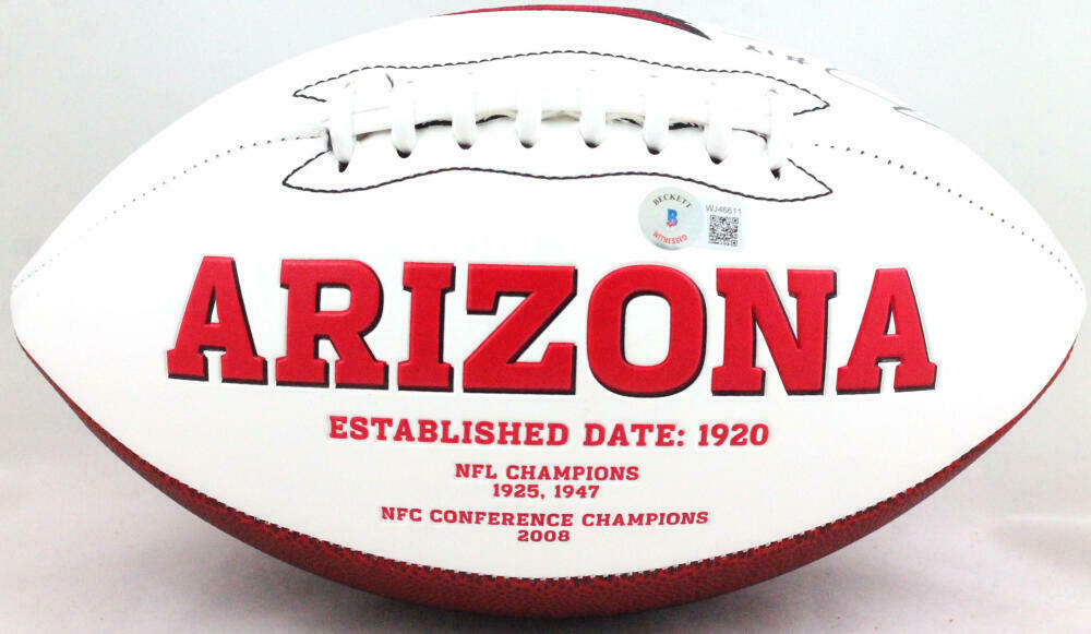 AJ Green Arizona Cardinals Signed Logo Football (BAS COA), , 
