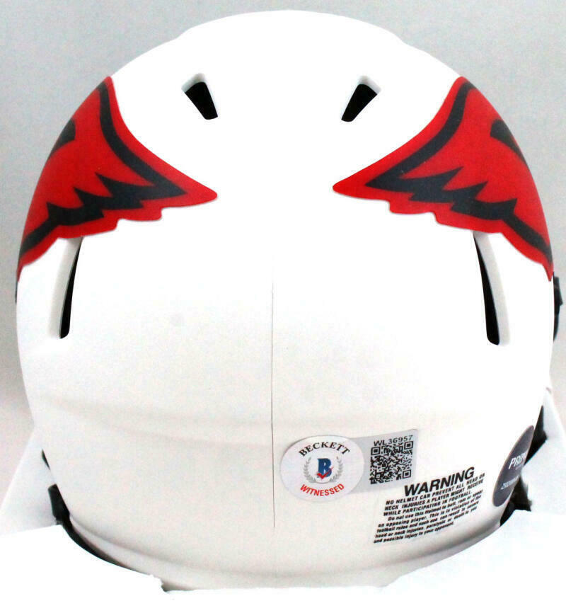Emmitt Smith Arizona Cardinals Signed Lunar Speed Mini Helmet (BAS COA)