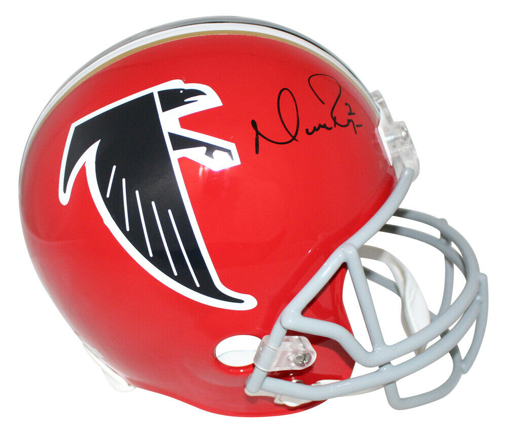 Deion Sanders Autographed Atlanta Falcons Red Replica Full-Size