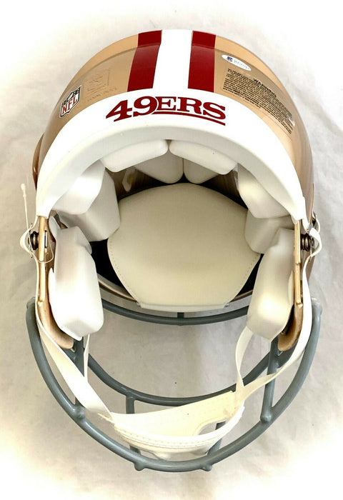 Jeff Garcia San Francisco 49ers Signed 49ers Full-sized Speed Authentic Helmet #WG92563 (BAS COA)
