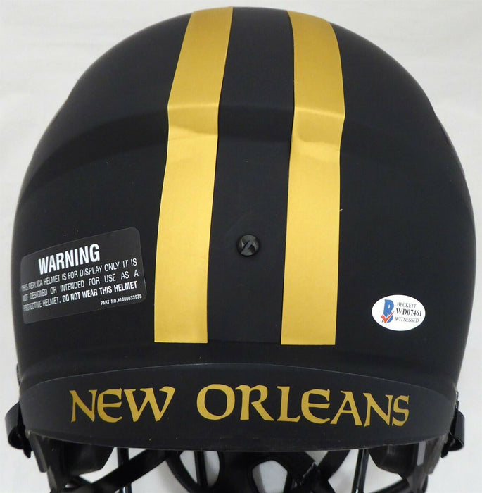 Alvin Kamara New Orleans Saints Signed Saints Eclipse Full-sized Helmet with "ROY" 190036 (BAS COA)
