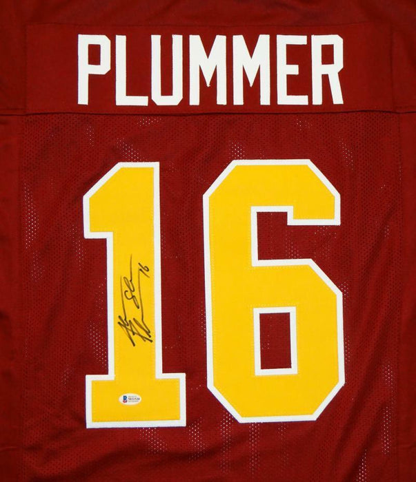 Jake Plummer Autographed Maroon College Style Jersey (BAS COA)