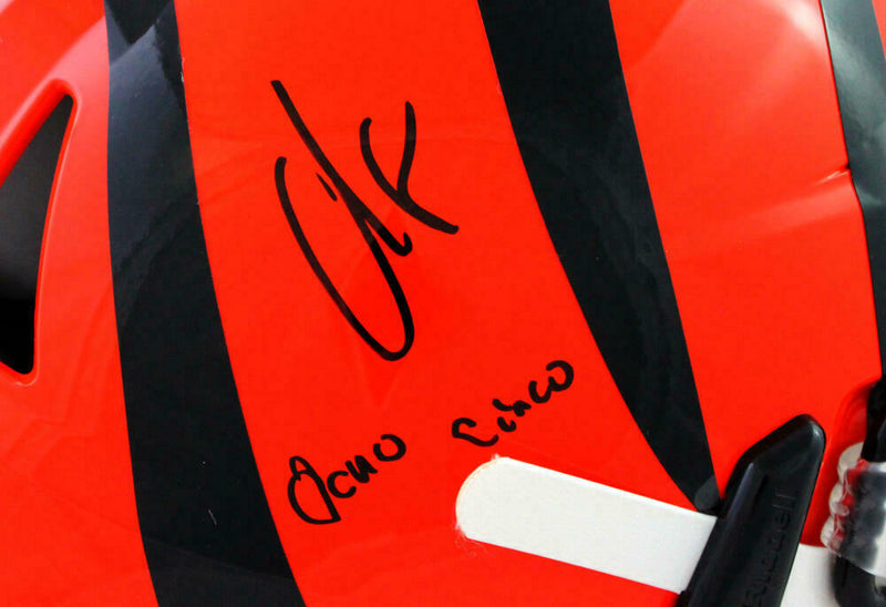 Chad Johnson Cincinnati Bengals Signed F/S Speed Flex Authentic Helmet w/Insc (BAS COA)